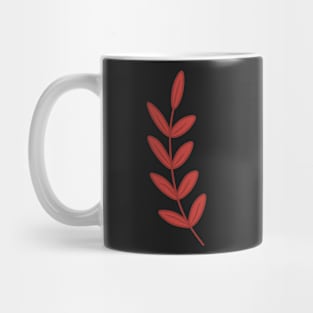 Red Autumn Leaves Mug